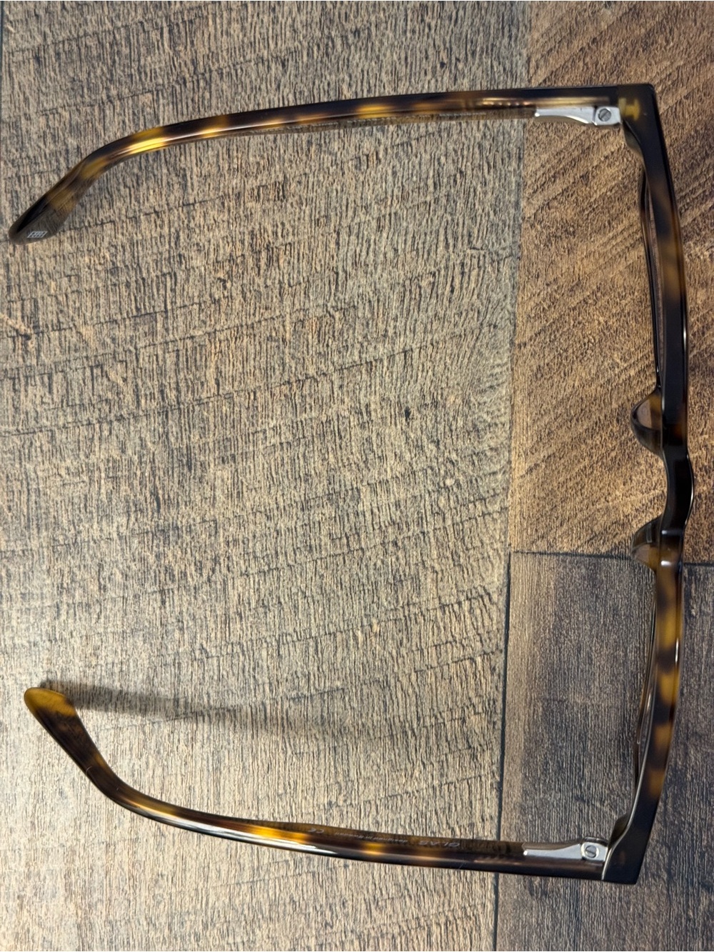 GLAS Tortoiseshell Square Frame Eyeglasses - 1.0 Designed in Sweden - Picture 3 of 6